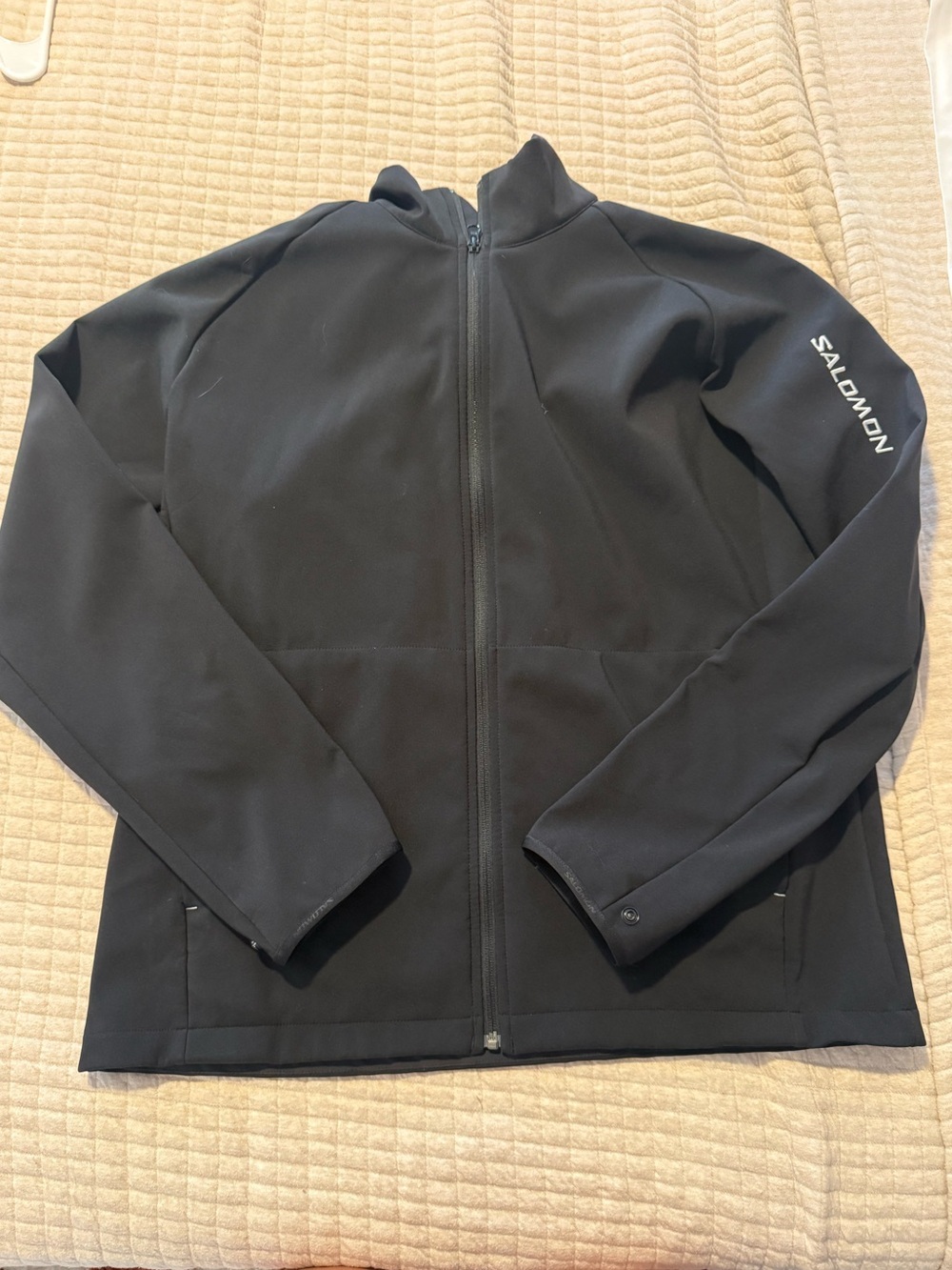 Salomon Clima Pro 10000 Fleece Lined Softshell Zip Up Jacket XL